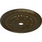 Ekena Millwork Palmetto Ceiling Medallion (Fits Canopies up to 7 5/8"), 31 1/2"OD x 3 5/8"ID x 1 3/4"P, Brass CM31PMBRS - alternate 4